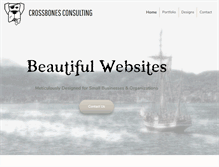 Tablet Screenshot of crossbonesconsulting.com